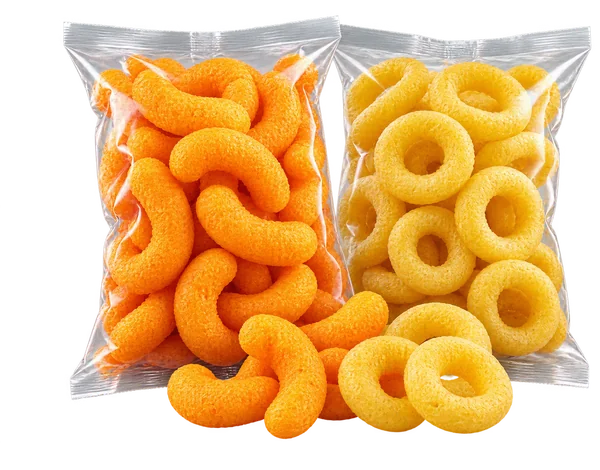 Snek puffed dibungkus