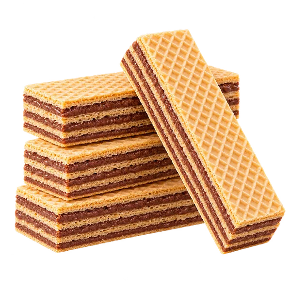 Biskut wafer dibungkus