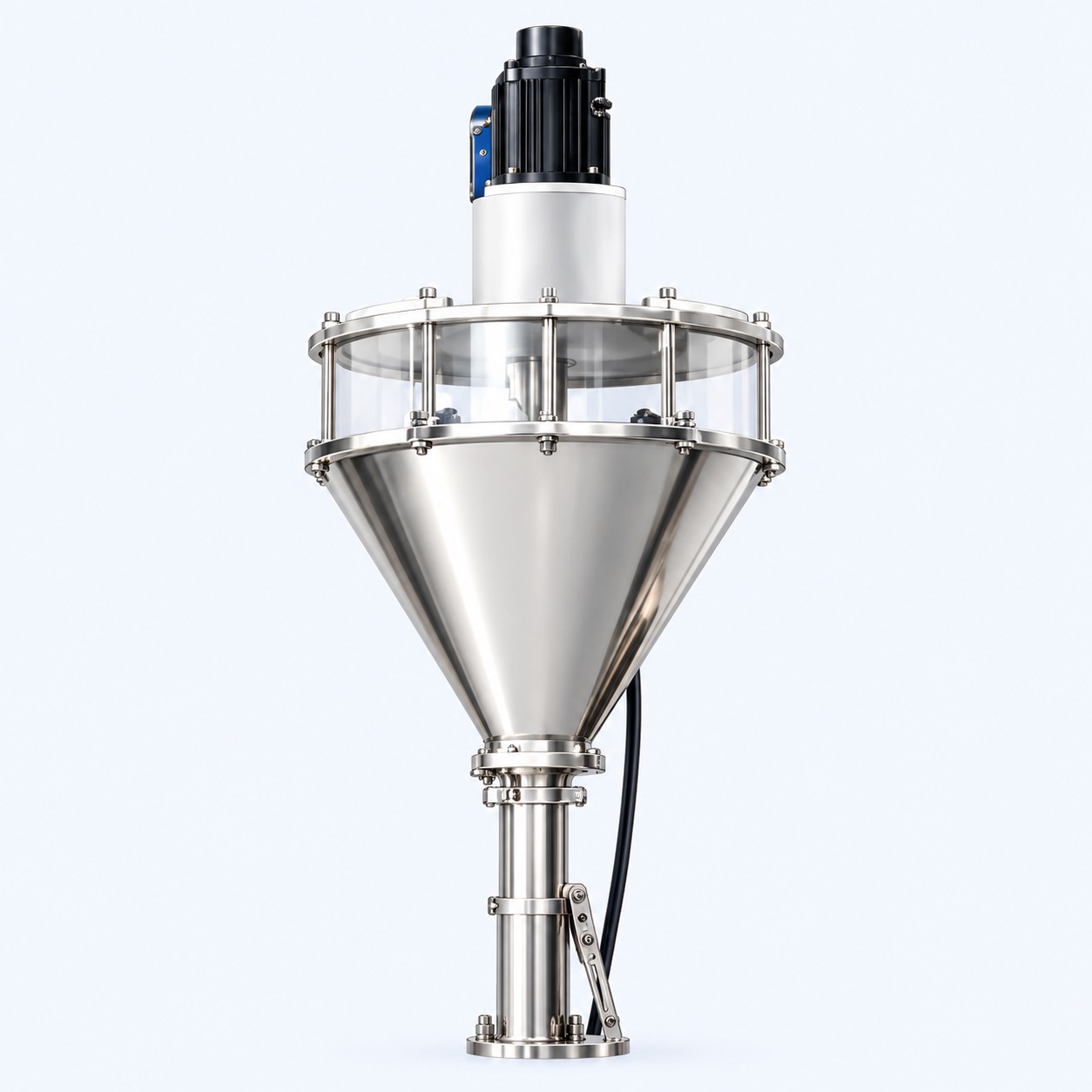 Hopper berbentuk kon 25 liter