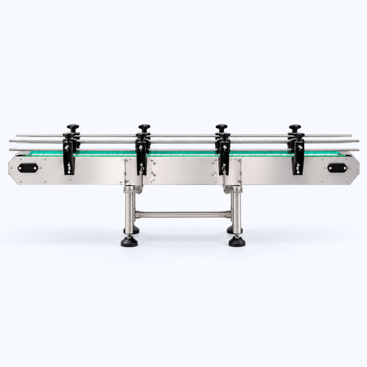 Conveyor botol dengan pemegang